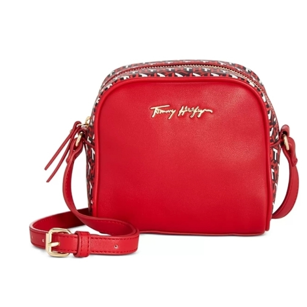 NWT Tommy Hilfiger Red Hayden crossbody bag